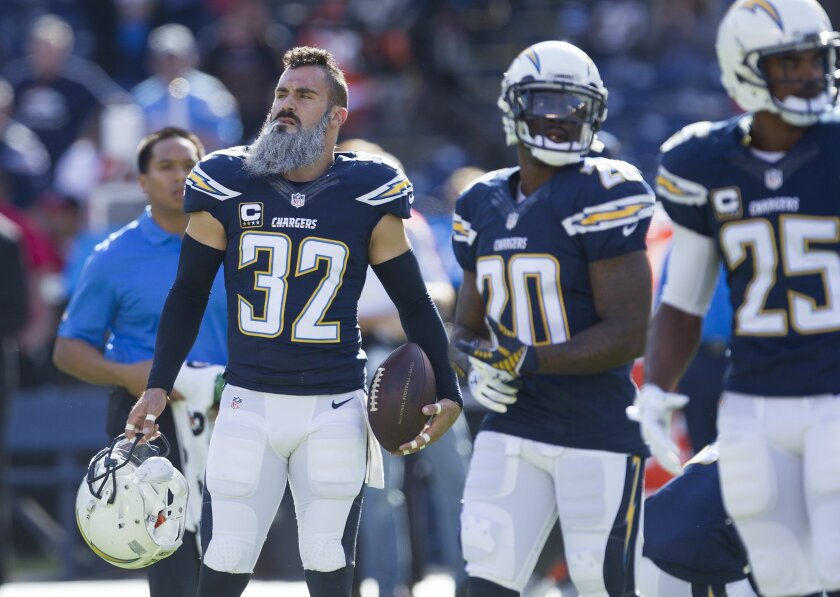 Chargers safety Eric Weddle a Pro Bowler again - The San Diego ...